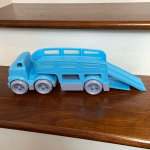 (2/$25) Green toys car transporter